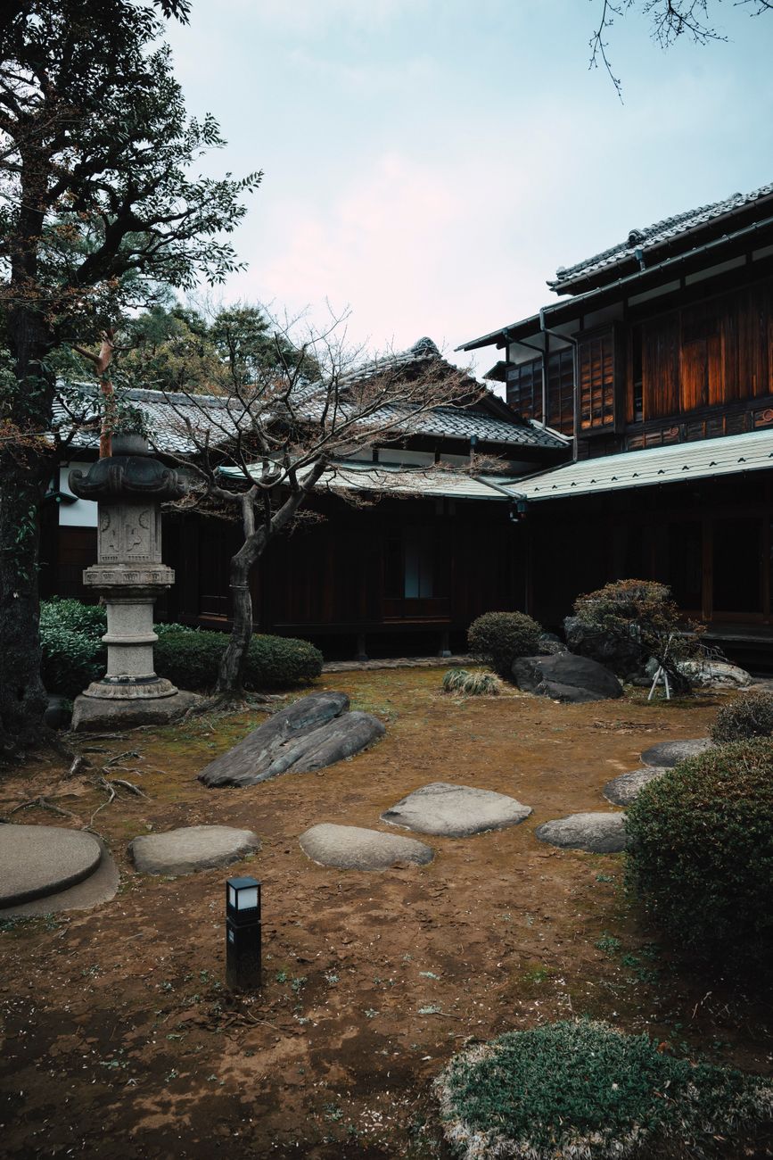 Kyoto historical district Japan